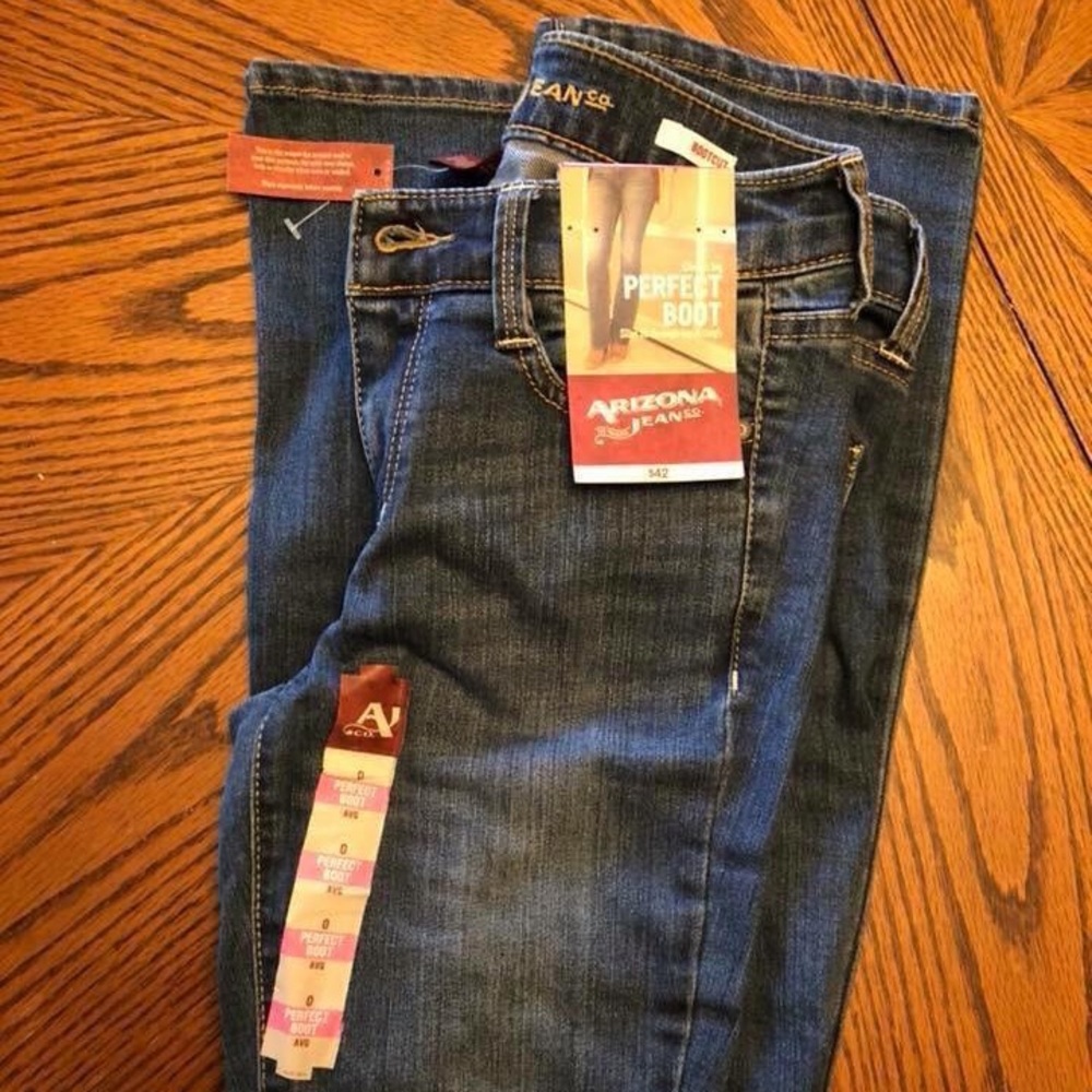 Arizona bootcut jeans size 0